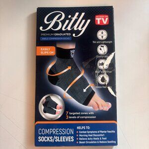 BITTY Compression Socks for Plantar Fasciitis & Achilles Tendonitis Relief -MD